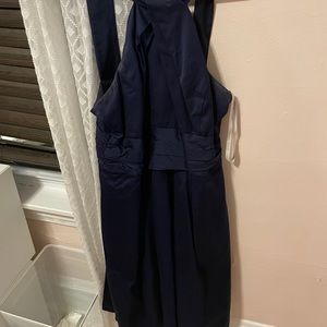 Navy blue bridesmaid dress
